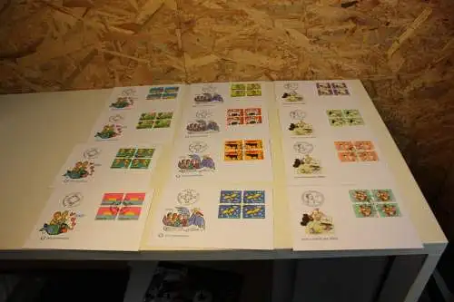 Schweiz Pro Juventute 4er Block FDC 2005-2007 (32781)