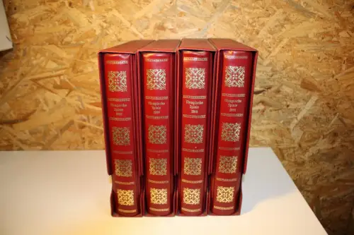4 Borek rote Ringbinder inkl. Schuber mit Aufdruck (32783)
