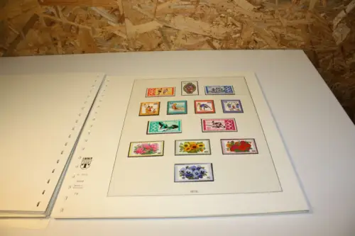 Bund 1970-1979 postfrisch komplett inkl. Lindner T (32843)