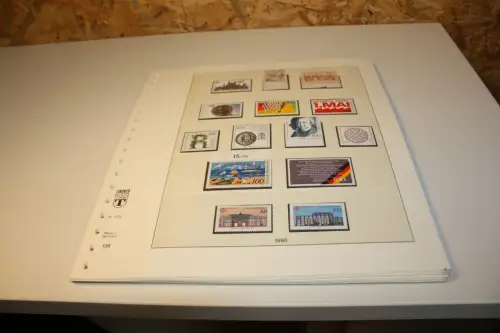Bund 1990-1992 postfrisch komplett inkl. Lindner T Vordruck (32841)