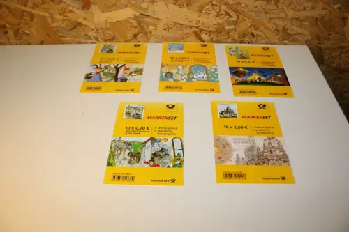 Bund Markenheftchen 101-105 gestempelt komplett (32878)