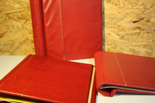 3 Leuchtturm Drehstabbinder rot mit Aufdruck USA (33023)