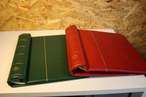 2 Leuchtturm Drehstabbinder rot & grün (33021)