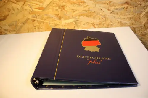 5 Dt. Post / Leuchtturm Ringbinder mit Schuber blau Deutschland Plus 13 Ring (33096)