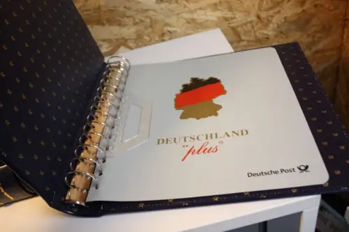 5 Dt. Post / Leuchtturm Ringbinder mit Schuber blau Deutschland Plus 13 Ring (33096)