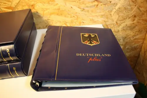 5 Dt. Post / Leuchtturm Ringbinder mit Schuber blau Deutschland Plus 13 Ring (33096)