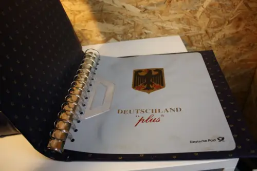 5 Dt. Post / Leuchtturm Ringbinder mit Schuber blau Deutschland Plus 13 Ring (33096)
