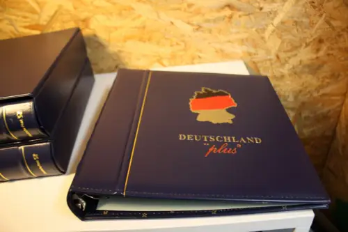 5 Dt. Post / Leuchtturm Ringbinder mit Schuber blau Deutschland Plus 13 Ring (33096)