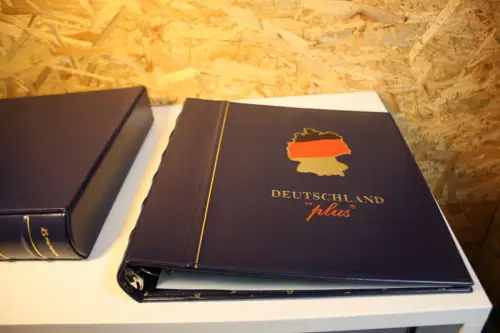 5 Dt. Post / Leuchtturm Ringbinder mit Schuber blau Deutschland Plus 13 Ring (33096)