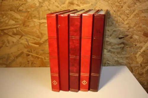 5 Einsteckbücher mit je 48 Seiten in verschiedenen Farben (33095)