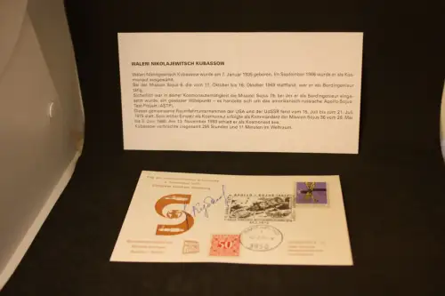 Österreich Nordposta 1975 mit Unterschrift Astronaut Kubassow (33102)