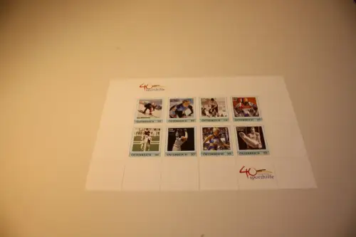 Österreich Kleinbogen Sporthilfe Wintersport (33113H)