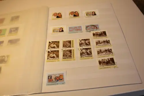 Österreich Lot Personalisierte Marken postfrisch + gestempelt (33120H)