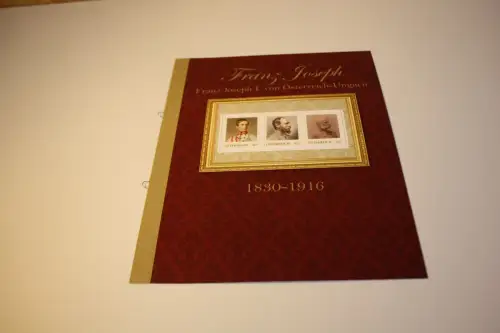 Österreich Sammelmappe Franz Joseph mit Block postfrisch (33115H)
