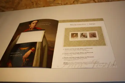 Österreich Sammelmappe Franz Joseph mit Block postfrisch (33115H)