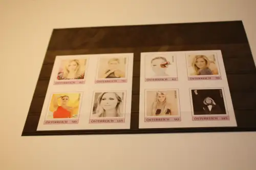 Österreich 8 personalisierte Marken Helene Fischer (33119)