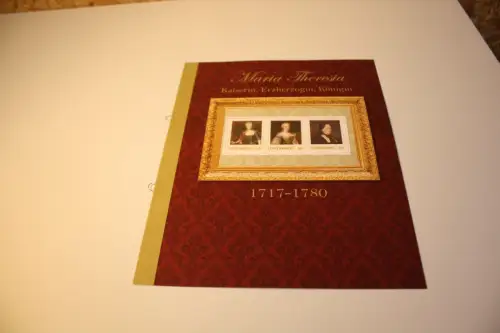 Österreich Sammelmappe Maria Theresia mit Block postfrisch (33114H)