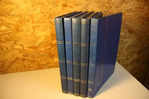 5 Einsteckbücher mit je 32 Seiten in blau (33222)