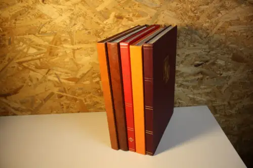 5 Einsteckbücher mit je 32 Seiten verschiedene Farben (33221)