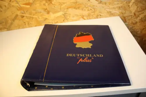 5 Dt. Post / Leuchtturm Ringbinder mit Schuber blau Deutschland Plus 13 Ring (33269)