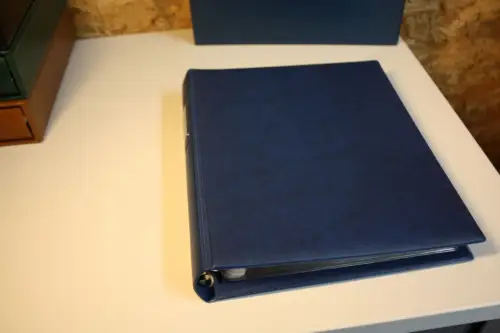 4 Lindner ETB Alben mit Schuber verschiedene Farben (33289)