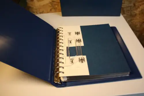 4 Lindner ETB Alben mit Schuber verschiedene Farben (33289)