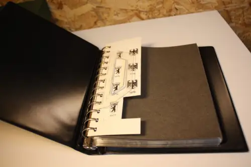 4 Lindner ETB Alben mit Schuber verschiedene Farben (33289)