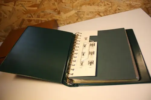 4 Lindner ETB Alben mit Schuber verschiedene Farben (33289)