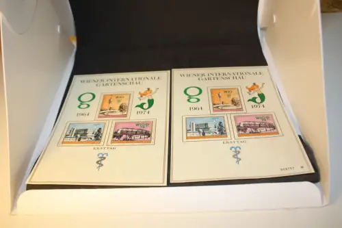 Österreich 2 Vignetten zur Gartenschau Wien 1964/74 (33328)