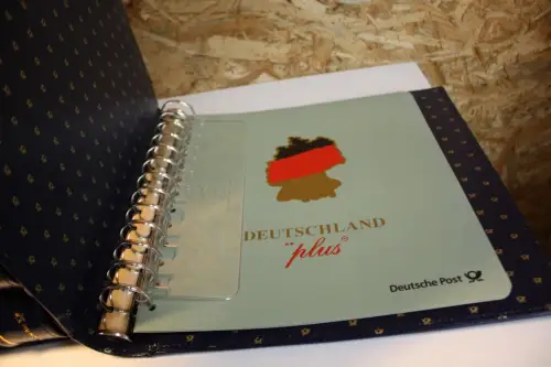 5 Dt. Post / Leuchtturm Ringbinder mit Schuber blau Deutschland Plus 13 Ring (33346)
