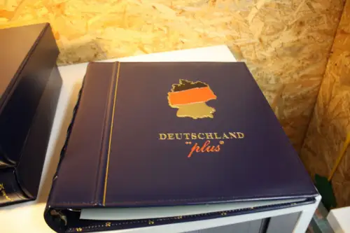 5 Dt. Post / Leuchtturm Ringbinder mit Schuber blau Deutschland Plus 13 Ring (33346)
