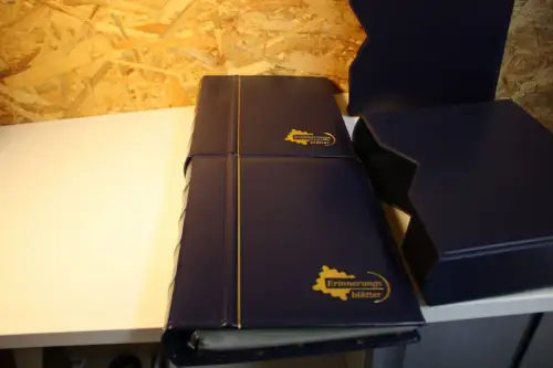 2 Dt. Post Alben mit Aufdruck Erinnerungsblätter (33356)