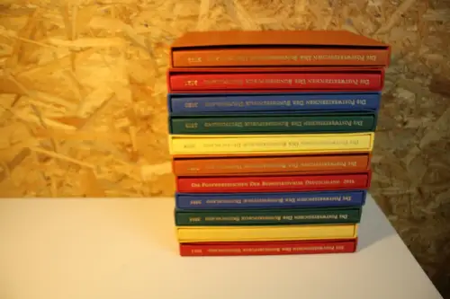 Bund Jahrbücher 2011-2022 leer inkl. Schwarzdruck (33359)