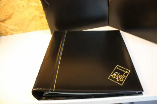 2 Dt. Post / Leuchtturm Club 10 Alben mit 50 2er Hüllen schwarz (33357)