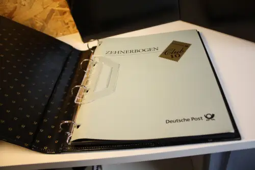 2 Dt. Post / Leuchtturm Club 10 Alben mit 50 2er Hüllen schwarz (33357)