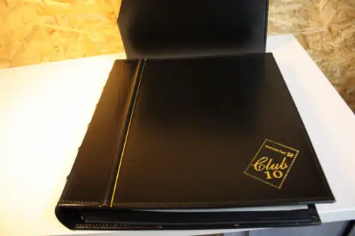 2 Dt. Post / Leuchtturm Club 10 Alben mit 50 2er Hüllen schwarz (33357)