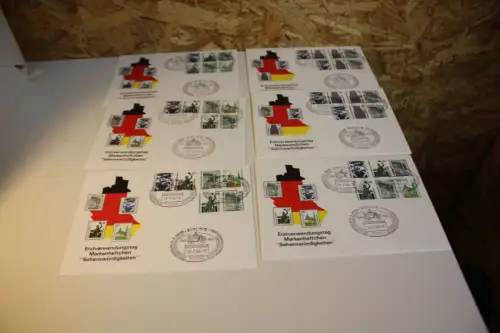 Berlin Michel W83-98 ZS Sehenswürdigkeiten FDC (33366)