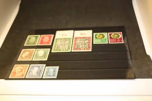 Bund Jahrgang 1950+1951 (ohne Posthorn) komplett (33478)