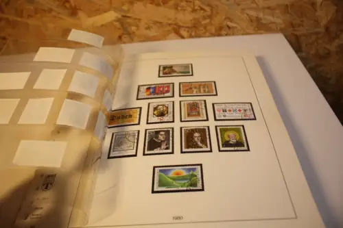 Bund 1980-1989 postfrisch + gestempelt komplett inkl. Lindner T (33499)