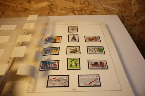 Bund 1980-1989 postfrisch + gestempelt komplett inkl. Lindner T (33499)