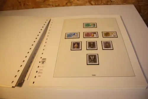 Bund 1980-1989 postfrisch + gestempelt komplett inkl. Lindner T (33499)