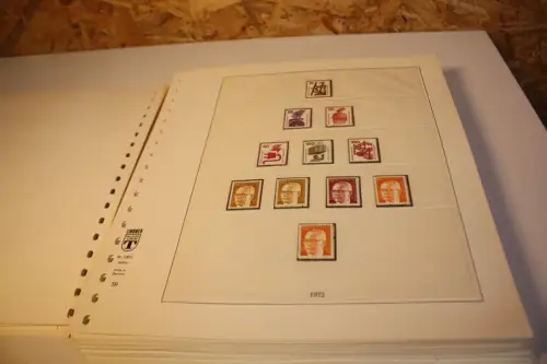 Bund 1970-1979 postfrisch + gestempelt komplett inkl. Lindner T (33500)