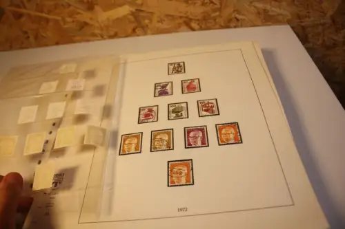 Bund 1970-1979 postfrisch + gestempelt komplett inkl. Lindner T (33500)