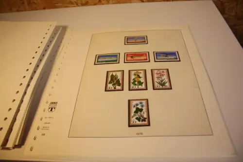 Bund 1970-1979 postfrisch + gestempelt komplett inkl. Lindner T (33500)
