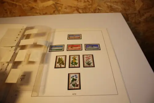 Bund 1970-1979 postfrisch + gestempelt komplett inkl. Lindner T (33500)