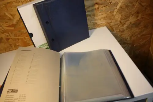 3 Kobra ETB Alben mit Hüllen in blau (33509)