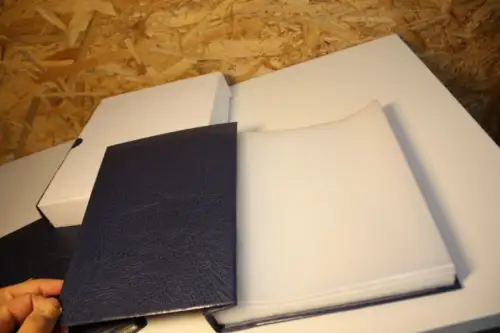 3 Kobra ETB Alben mit Hüllen in blau (33509)