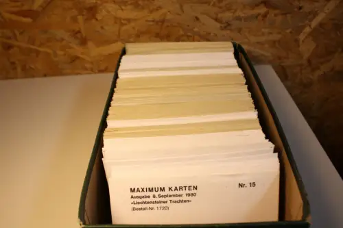 Liechtenstein MK ca. 140 Packungen aus MK 15-51 (33518)