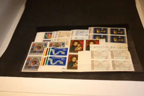 Liechtenstein Jahrgang 1973 Viererblock postfrisch komplett (33531)