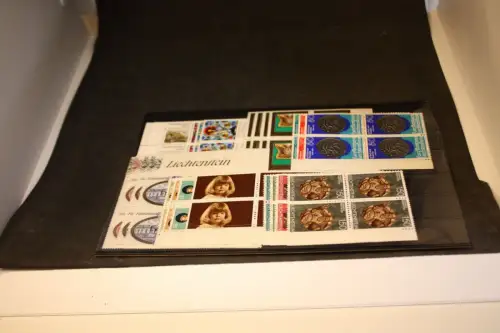 Liechtenstein Jahrgang 1977 Viererblock postfrisch komplett (33535)